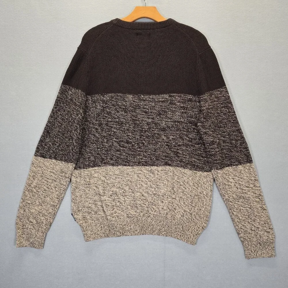 Ben Sherman Men's Sweater  Crewneck  Coffee House Brown Size Large - Picture 4 of 13